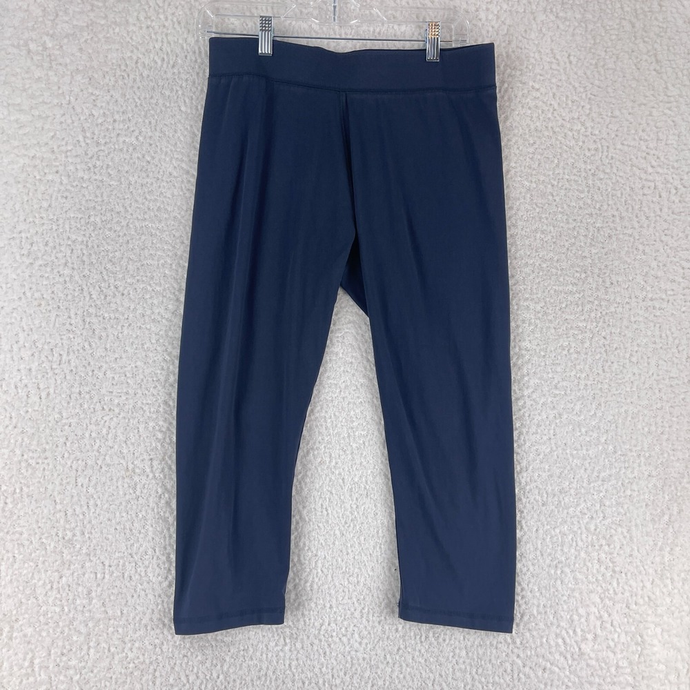 Christopher &‎ Banks Navy Blue Pull On Pants Womens Elastic Waist Size Medium